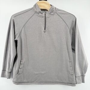 Margaritaville Pullover Sweater Mens XL Half Zip Athletic Golf Casual Pockets